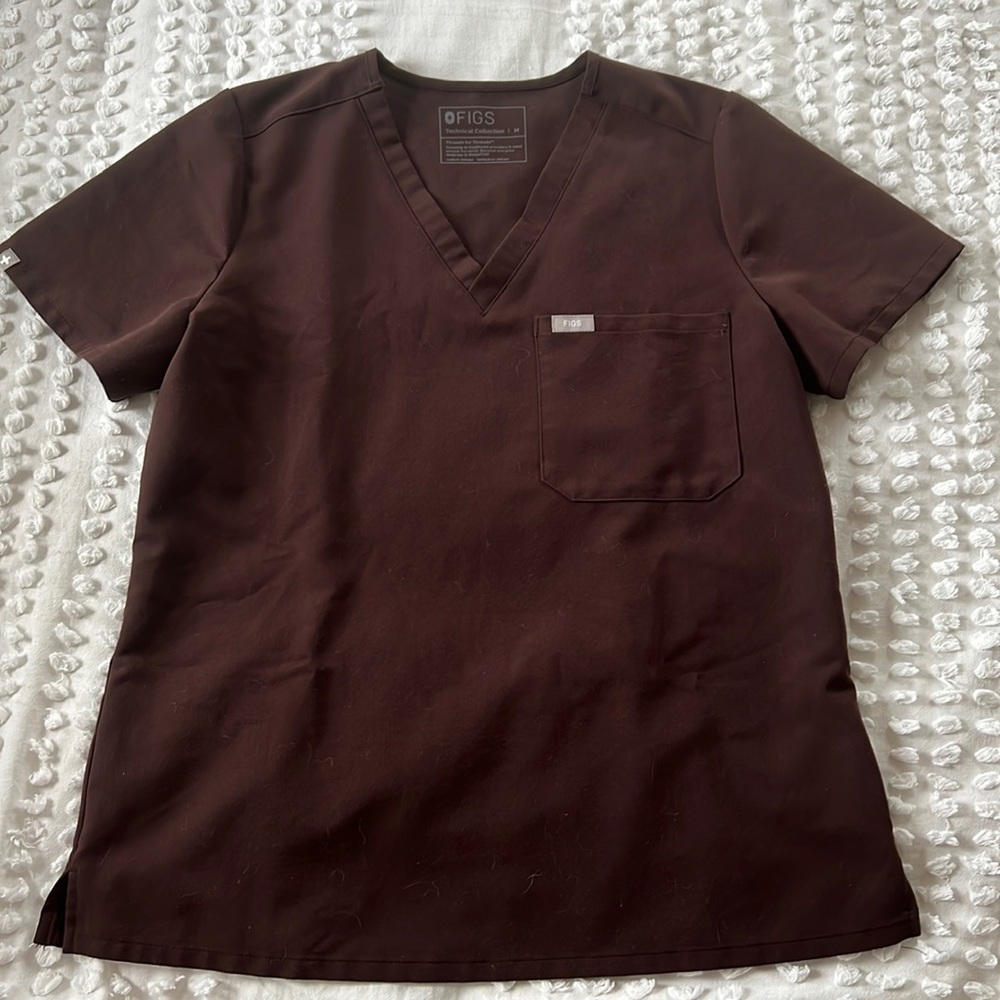 Figs Catarina Top in Espresso
